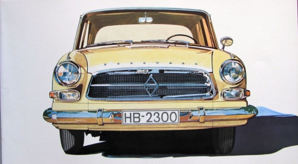 Borgward Airswing P 100 Modelprogram 1960 "Der grosse Borgward" Carbrochure (2589)